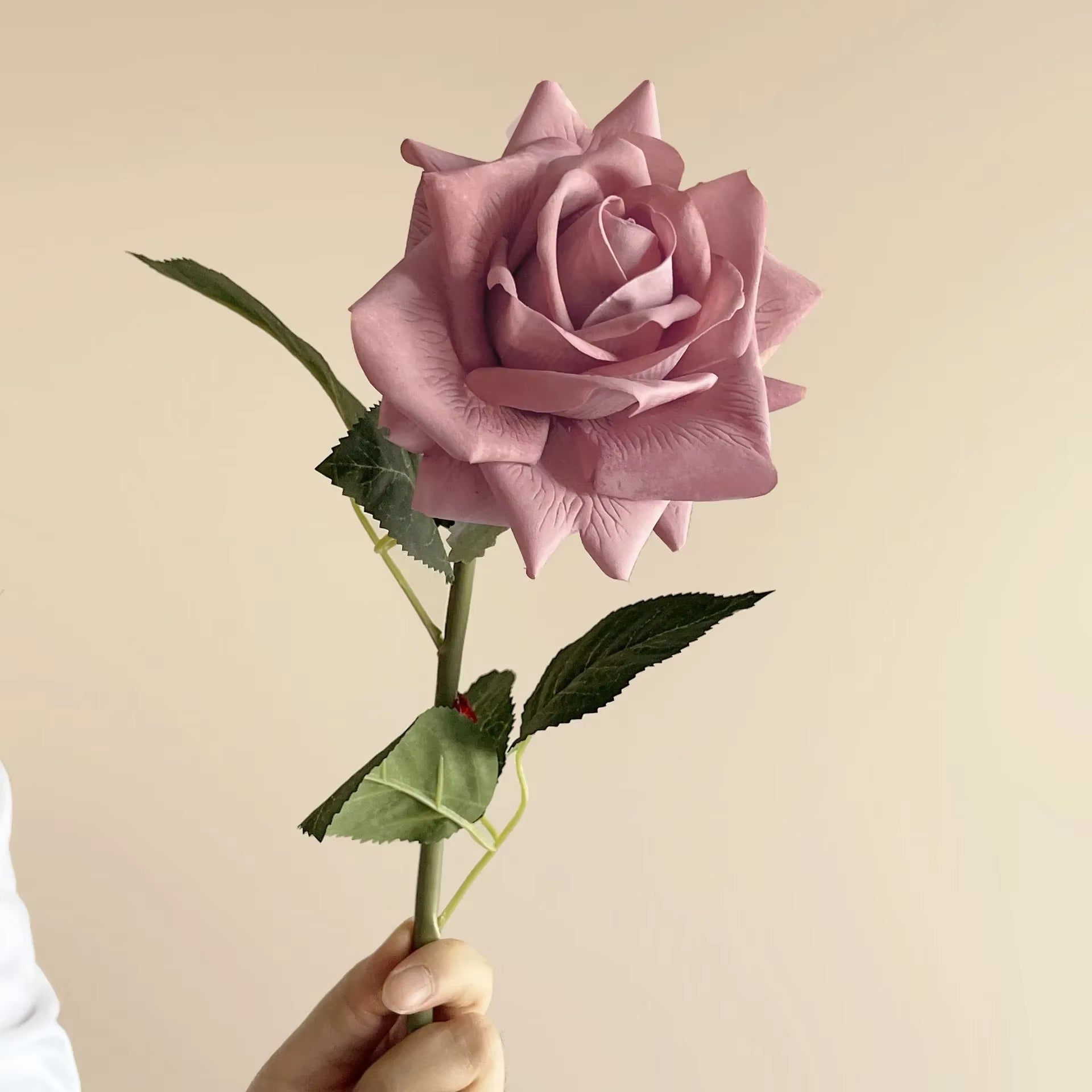 5Pc Faux Autumn Moisturizing Rose Real Touch Flowers Artificial Bridal Bouquet Wedding Decor Party Rose Flowers Home Decor Flore