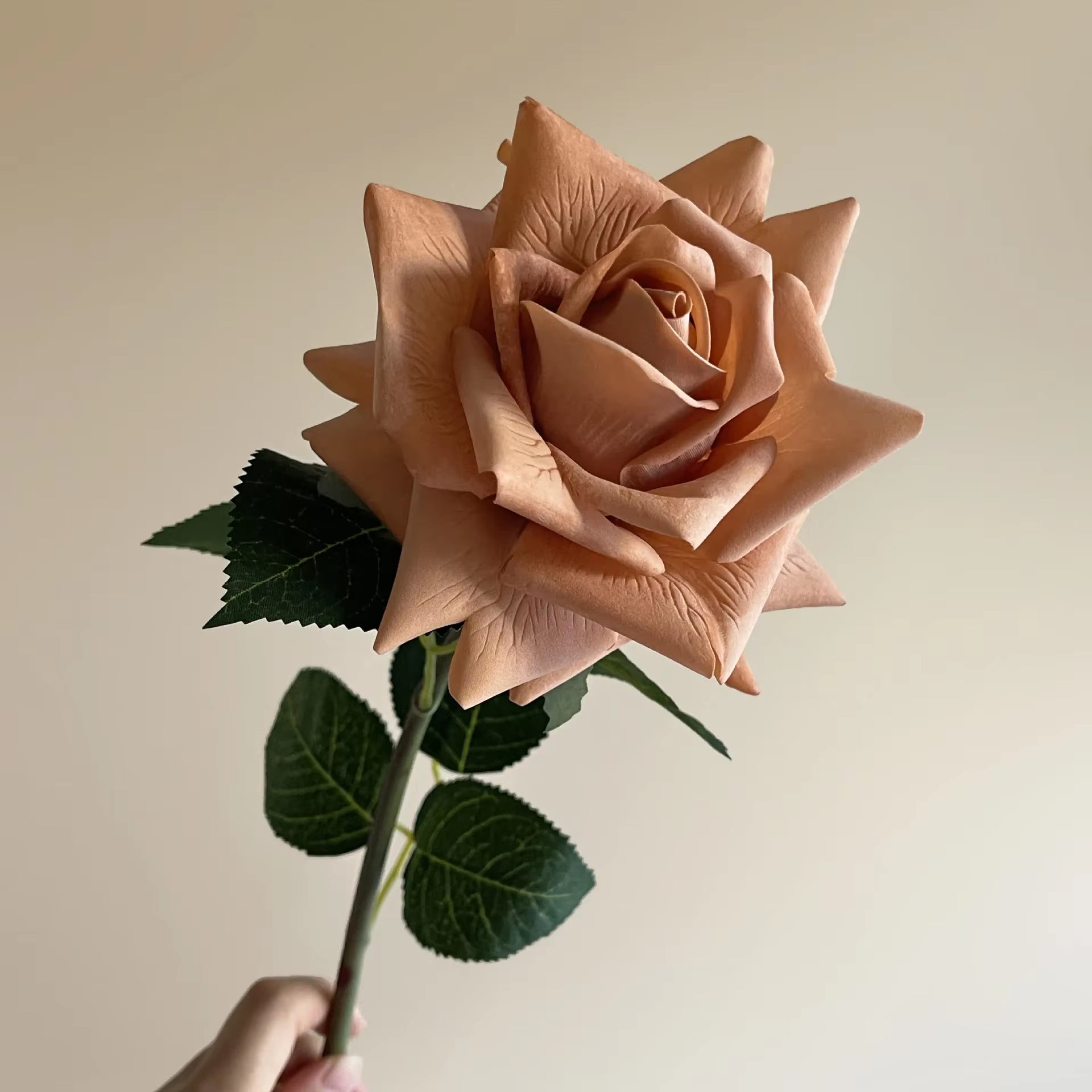 5Pc Faux Autumn Moisturizing Rose Real Touch Flowers Artificial Bridal Bouquet Wedding Decor Party Rose Flowers Home Decor Flore