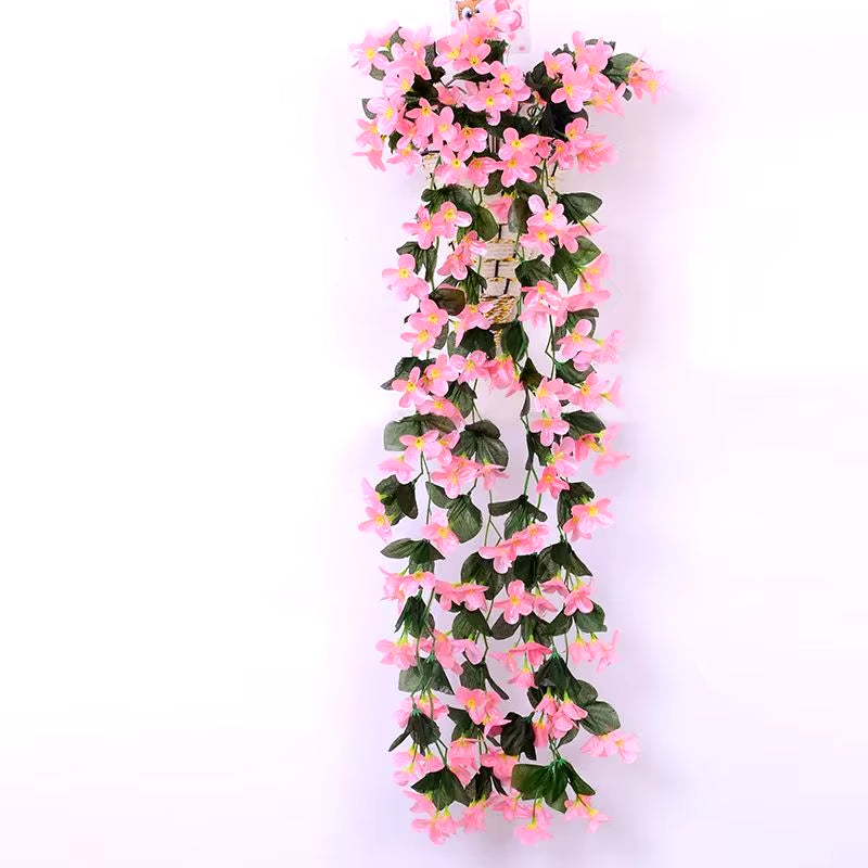 Artificial Fake Flowers Cluster Hanging Garland