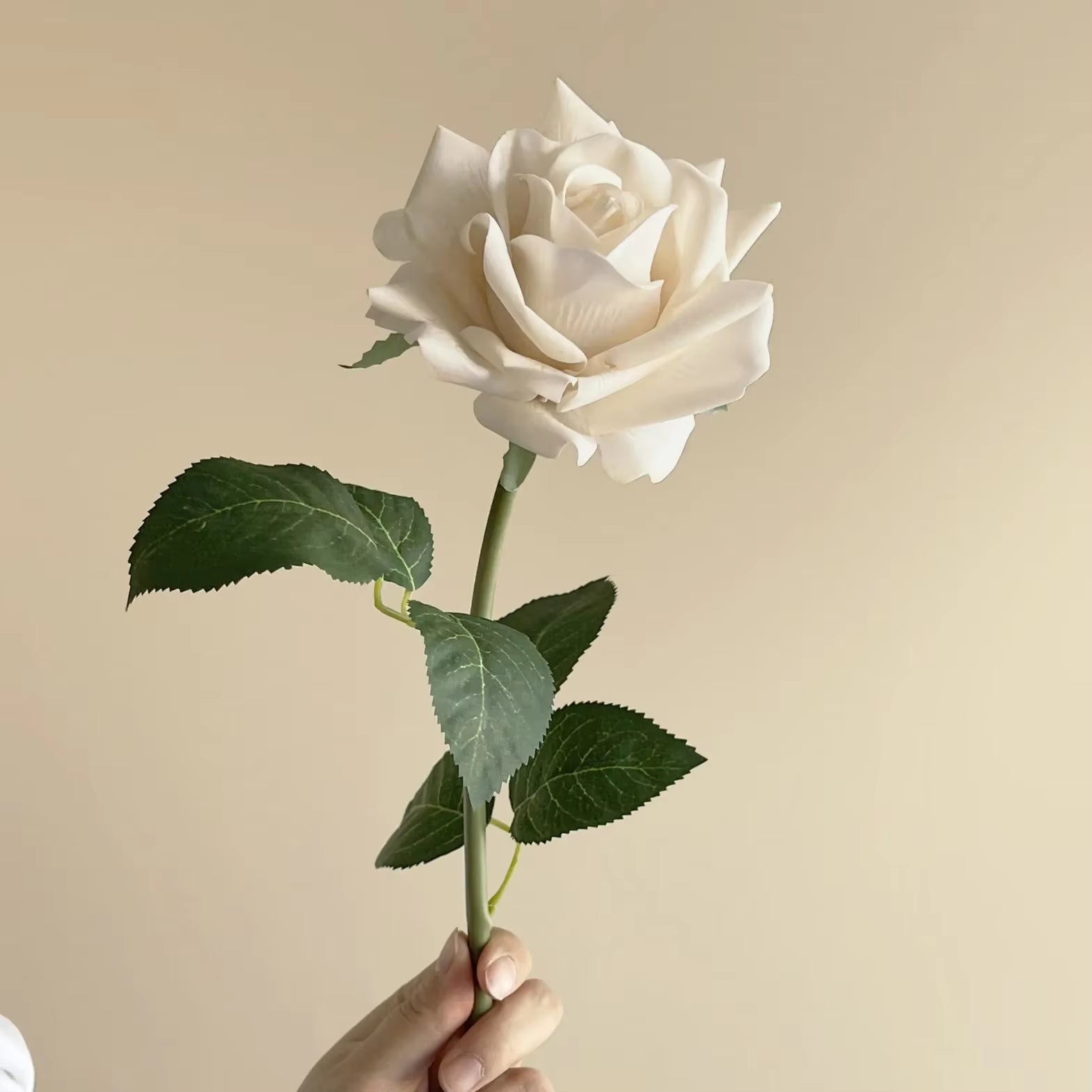 5Pc Faux Autumn Moisturizing Rose Real Touch Flowers Artificial Bridal Bouquet Wedding Decor Party Rose Flowers Home Decor Flore